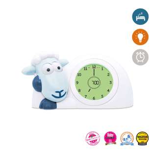 Zazu Sam the Lamb Sleeptrainer Alarm Clock - Blue