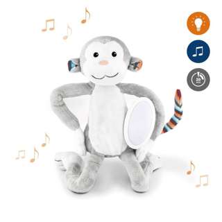 Zazu Max the Monkey, Soft Toy Nightlight with Music