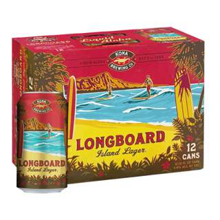 Kona Longboard Hawaiian Lager - Can (Craft Beer)