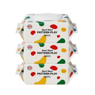 Dori Dori Pattern Play Signature Embossed Wet Wipe Bundle Dori Dori Pattern Play Signature Embossed Wet Wipe Bundle