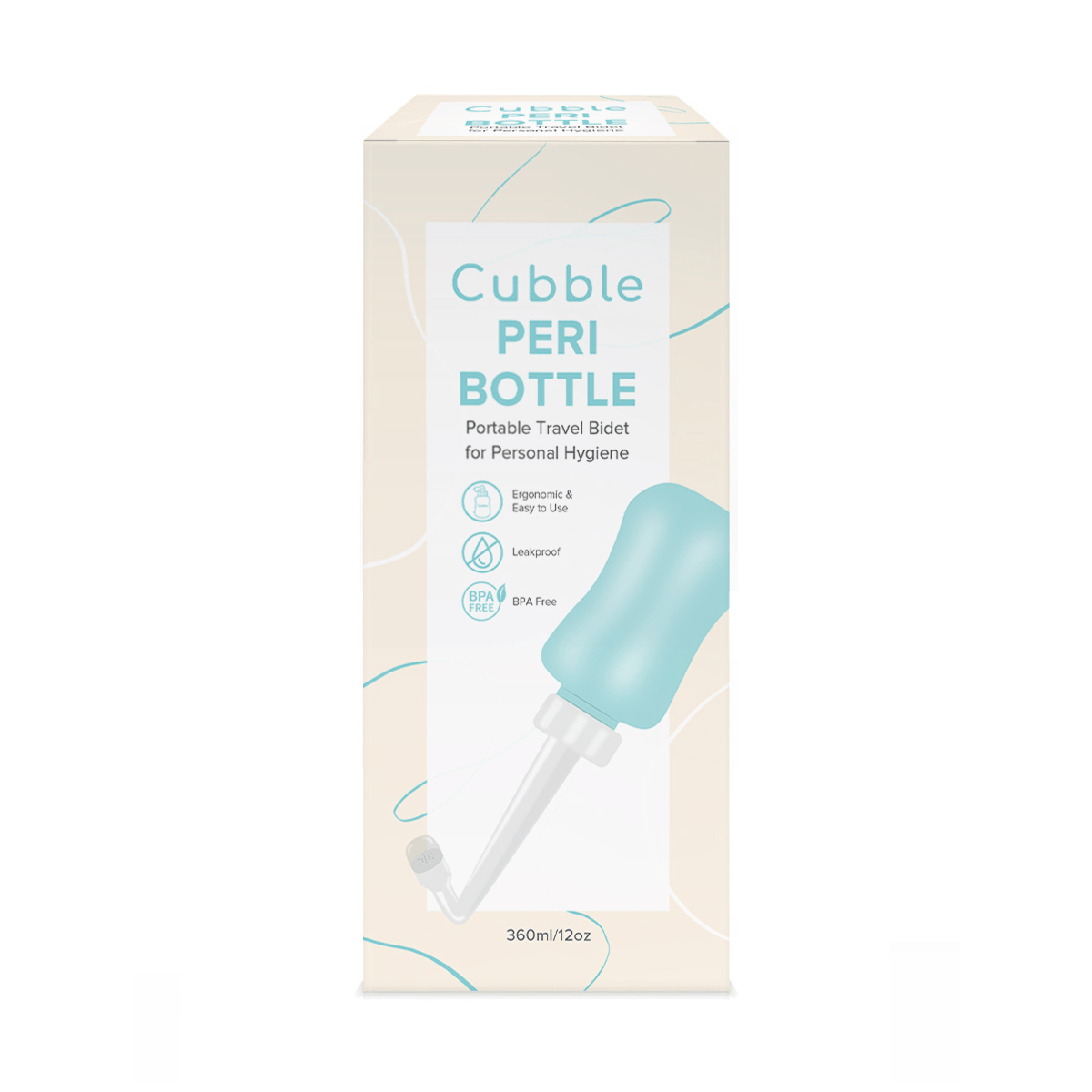 Cubble Peri Bottle for Postpartum Care 360ml/12oz Cubble Peri Bottle for Postpartum Care 360ml/12oz