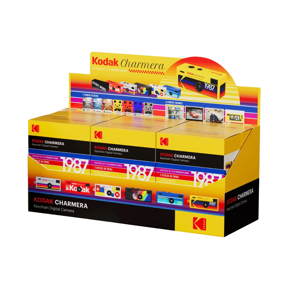 Kodak Charmera イエロー KODAK CHARMERA Keychain Digital Camera Blind Box Collection