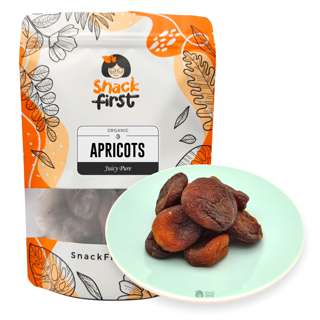 SnackFirst Dried Fruits - Organic Pure Juicy Apricots