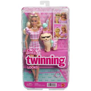 Mattel Barbie Twinning Looks Barbie with Pet Dog Blonde