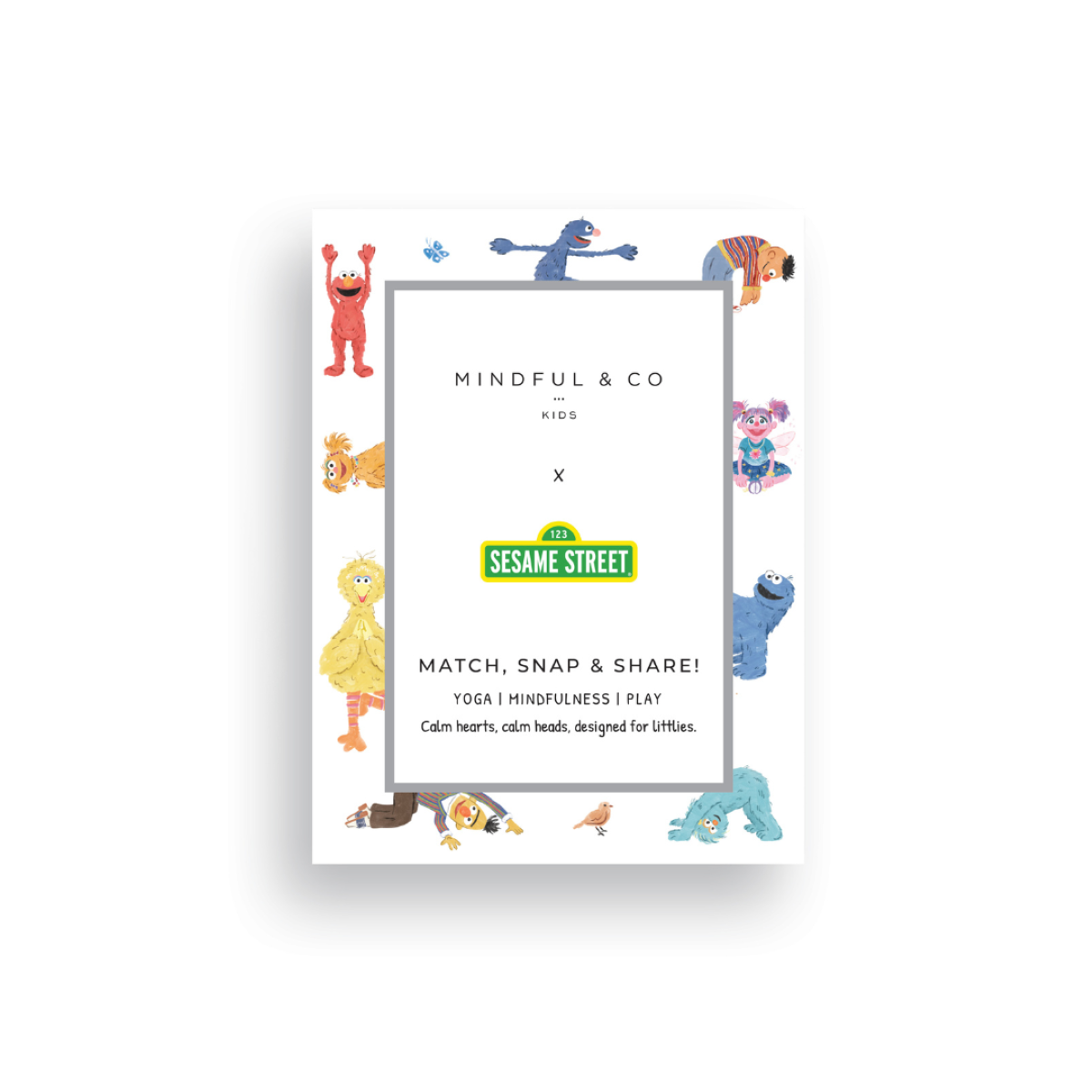 Mindful & Co. Kids Sesame Street 3-in-1 Card Game