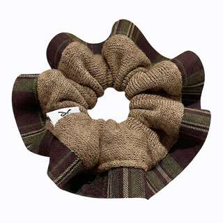 Brown fabric Scrunchie Brown fabric Scrunchie