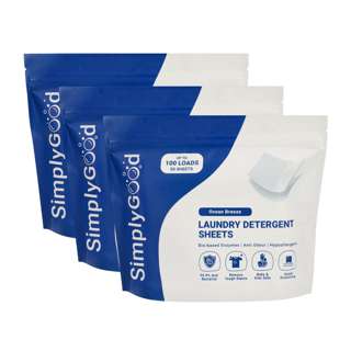 SimplyGood Laundry Detergent Sheets - Ocean Breeze SimplyGood Laundry Detergent Sheets - Ocean Breeze