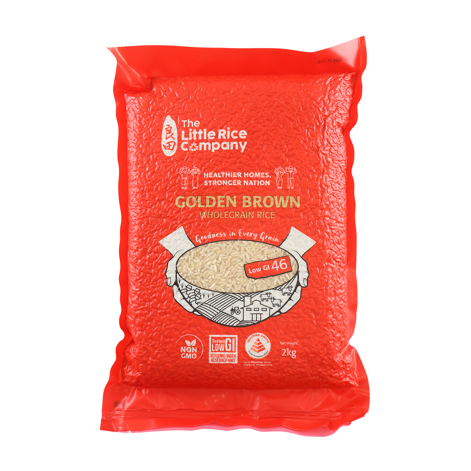 Big Rice Little Rice Little Rice Company Low GI Wholegrain Brown Rice | NTUC FairPrice