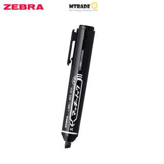 Zebra Retractable Bold Chisel Point Permanent Marker (Black) Zebra Retractable Bold Chisel Point Permanent Marker (Black)
