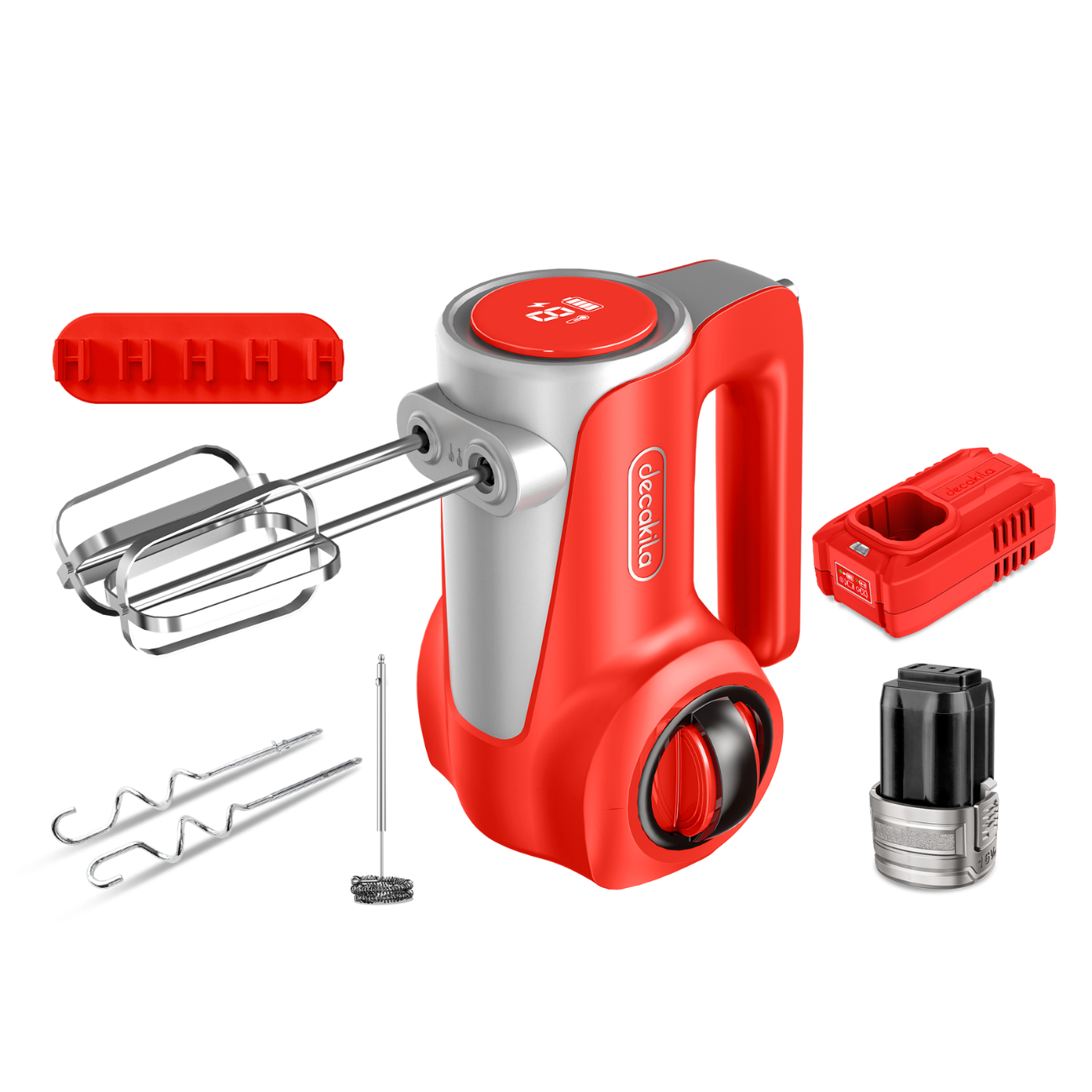 Decakila Cordless Hand Mixer (KEMX023R) Decakila Cordless Hand Mixer (KEMX023R)