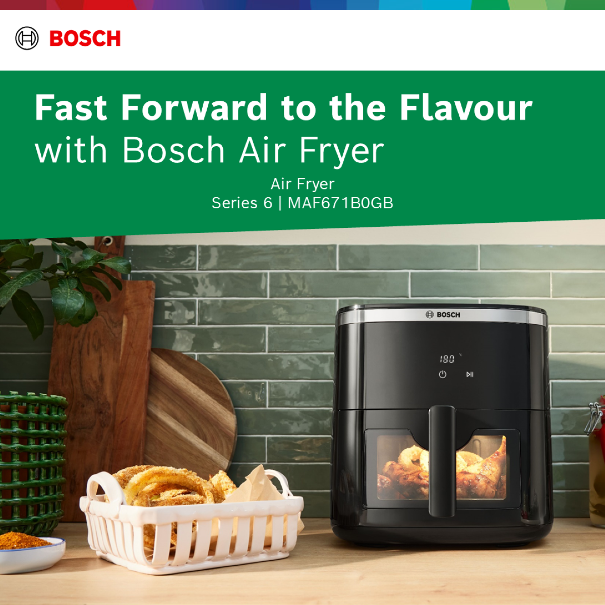 Bosch Series 6 MAF671B0GB Air Fryer Black