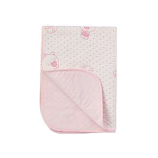 LoveSprings Bamboo Fiber Reversible Changing Mat Pink Bear LoveSprings Bamboo Fiber Reversible Changing Mat Pink Bear