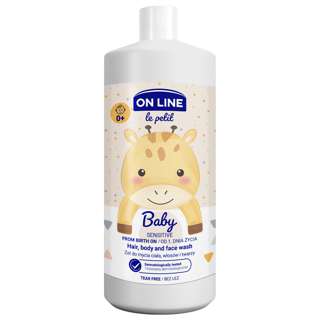 On Line Kids Hair, Body & Face Wash - Baby Sensitive