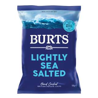 Burts Lightly Sea Salted Hand Cooked Potato Chips Burts Lightly Sea Salted Hand Cooked Potato Chips