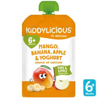 Kiddylicious Pouch Mango, Banana, Apple & Yoghurt Kiddylicious Pouch Mango, Banana, Apple & Yoghurt