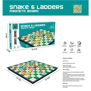 MTRADE Medium Magnetic Board Game Snakes and Ladders