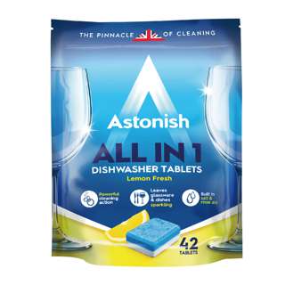 Astonish C2170 All In 1 Dishwasher Tablets - Lemon Fresh