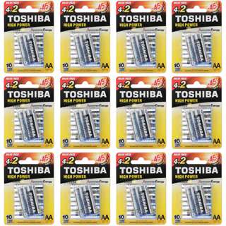 Toshiba Alkaline AA Battery 6 Pcs Bulk Pack Toshiba Alkaline AA Battery 6 Pcs Bulk Pack