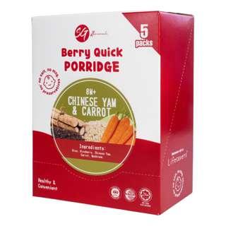 SG Homemade Berry Quick Porridge - Chinese Yam & Carrot - Box