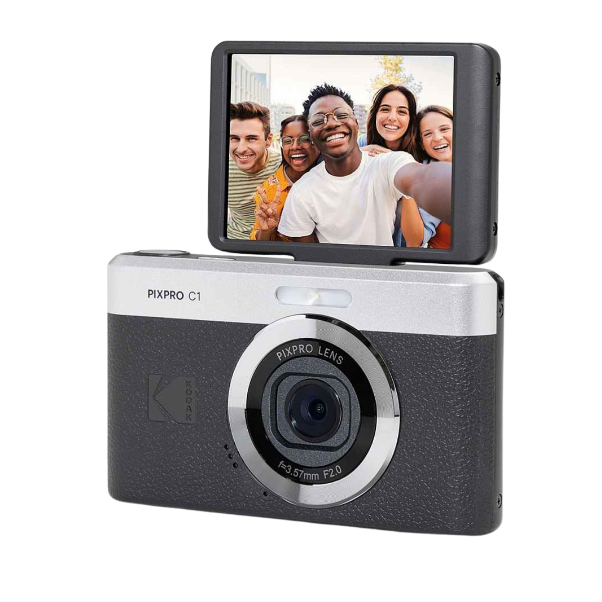 Kodak Pixpro C1 Digital Camera, Brown | NTUC FairPrice