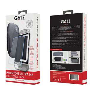 Gatz Phantom Ultra N2 Protective Pack for Nintendo Switch 2 Gatz Phantom Ultra N2 Protective Pack for Nintendo Switch 2