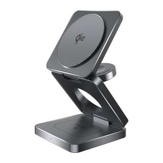 Skyzer CC617 Mag Charge Qi2 3-In-1 Foldable Wireless Charger