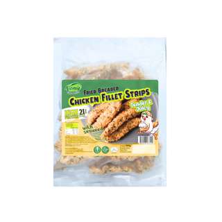 Kizmiq Fried Breaded Chicken Fillet Strips