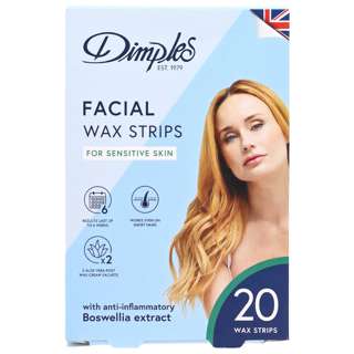 Dimples Facial Wax Strips - Sensitive Skin Dimples Facial Wax Strips - Sensitive Skin