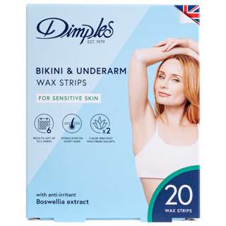 Dimples Bikini & Underarm Wax Strips - Sensitive Skin Dimples Bikini & Underarm Wax Strips - Sensitive Skin