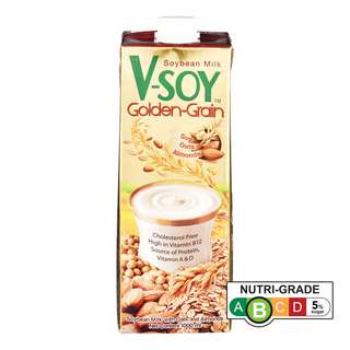 V-Soy Golden Grain Soya Bean Milk - Oats & Almonds