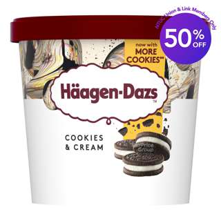 Haagen-Dazs Ice Cream - Cookies & Cream