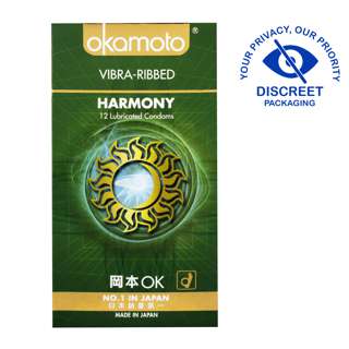 Okamoto Condom - Vibra Ribbed Harmony
