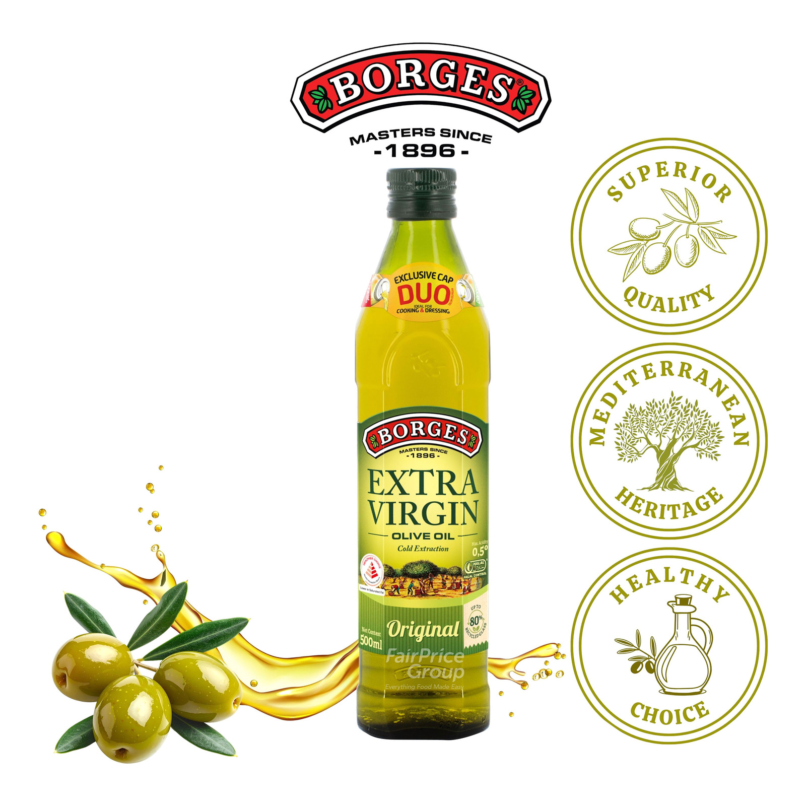 Borges Olive Oil - Extra Virgin | NTUC FairPrice