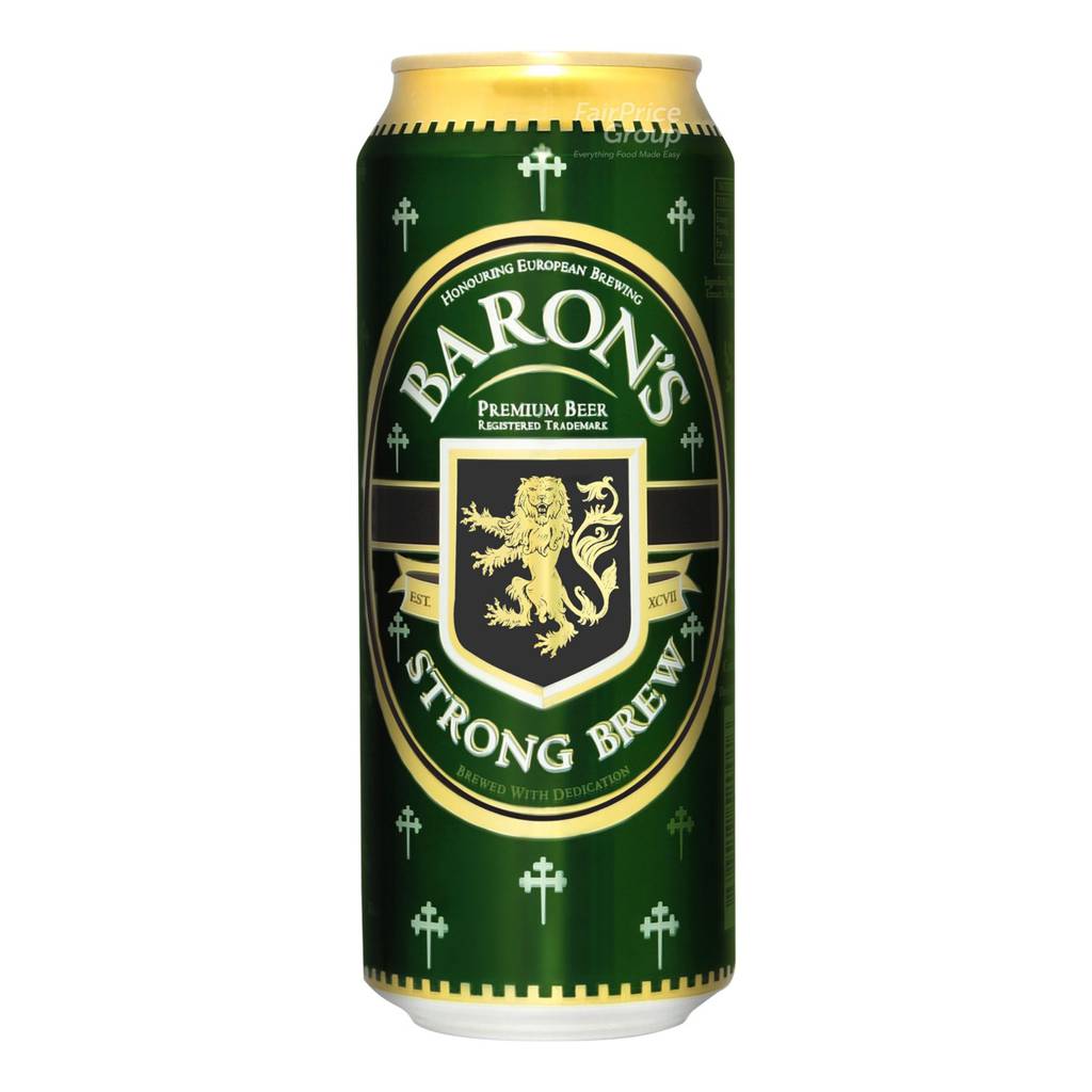 Baron's Can Beer Strong Brew NTUC FairPrice