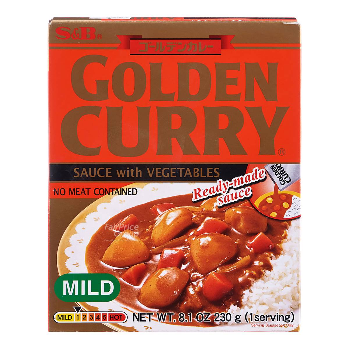S&B Golden Curry Sauce Mix Mild NTUC FairPrice