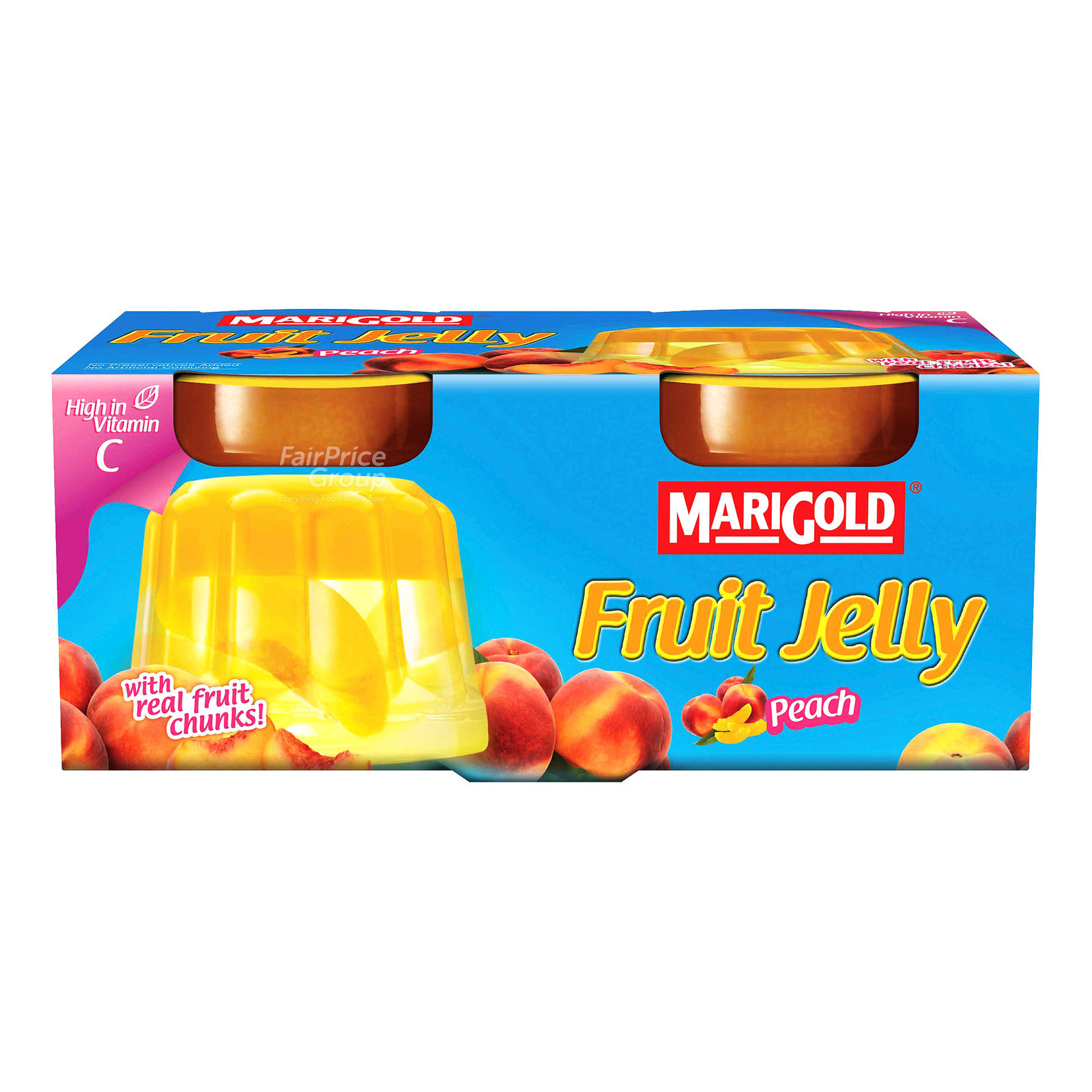 Marigold Fruit Cup Jelly - Peach