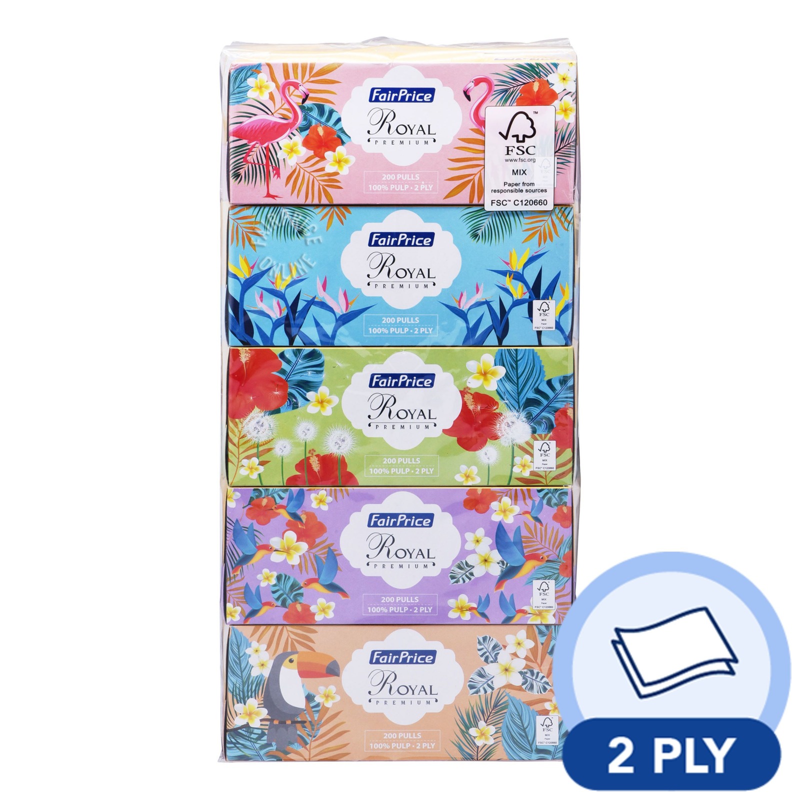 FairPrice Royal Premium Facial Tissue NTUC FairPrice
