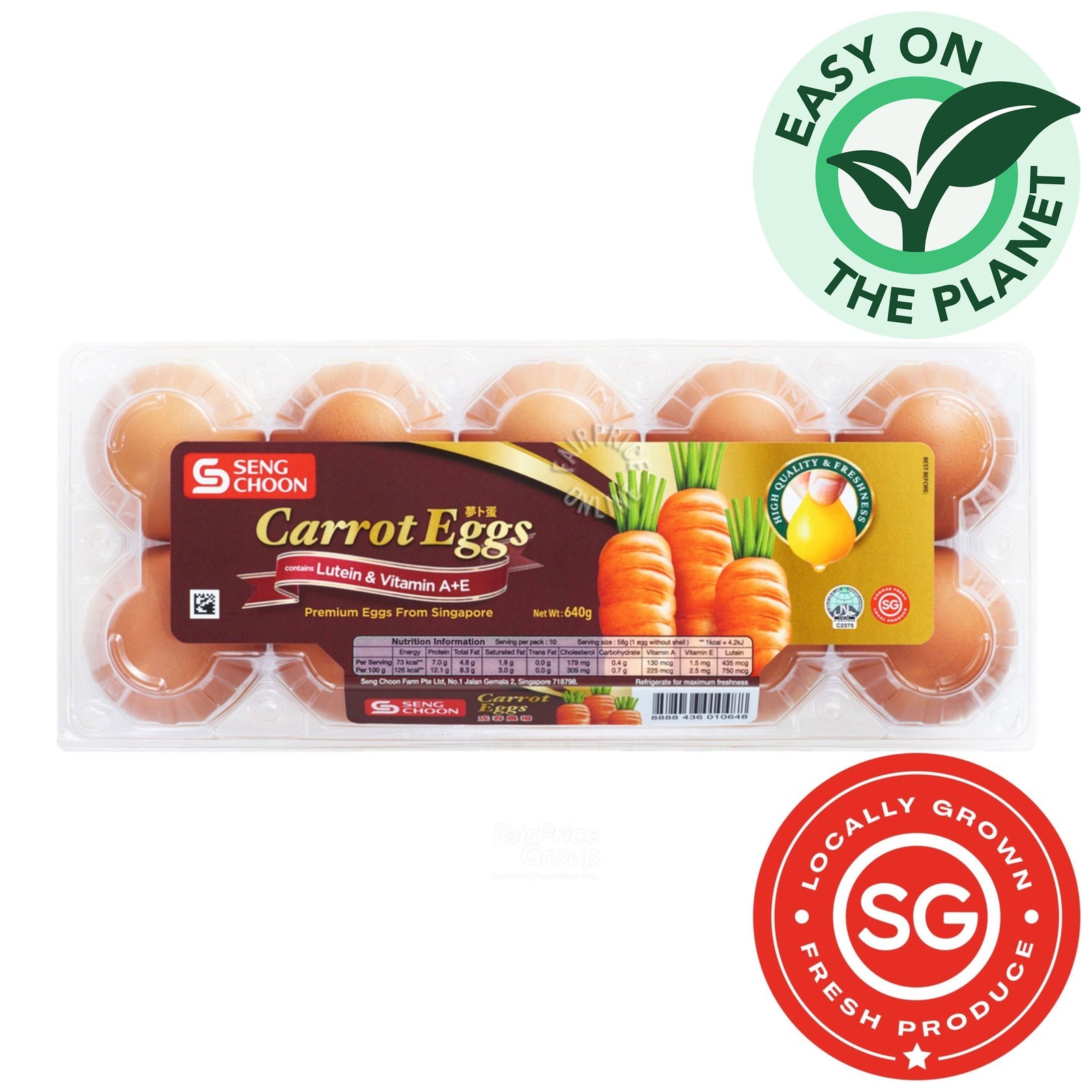 Seng Choon Lower Cholesterol Eggs - Carrot
