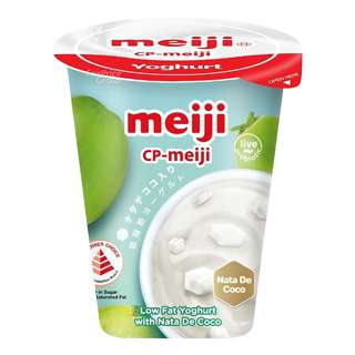 Meiji Low Fat Yoghurt - Nata De Coco
