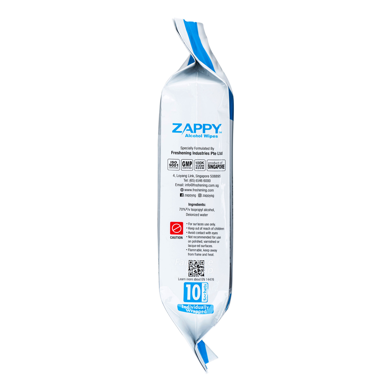 Zappy Alcohol Wipes - Hard Surfaces Use | NTUC FairPrice