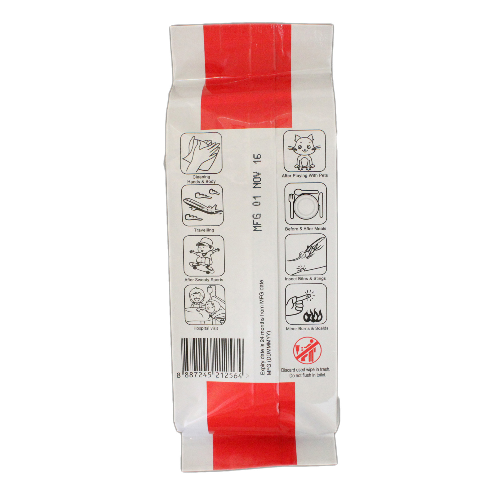 Zappy Alcohol Free Wipes - Antiseptic & Antibacterial | NTUC FairPrice