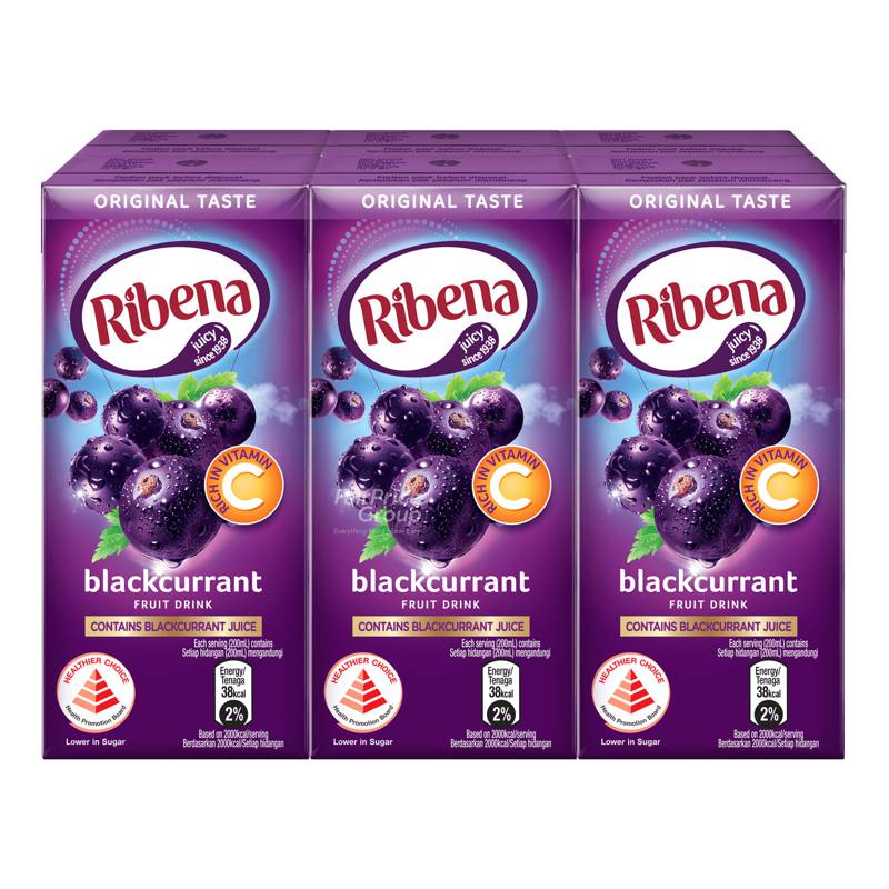 Ribena Blackcurrant Fruit Packet Drink Regular NTUC FairPrice
