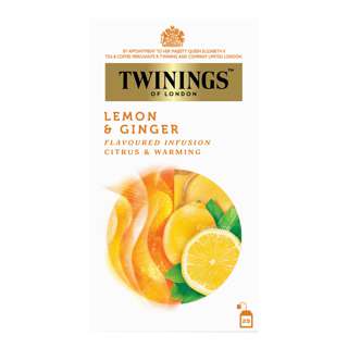 Twinings Flavoured Infusion Teabags - Lemon & Ginger