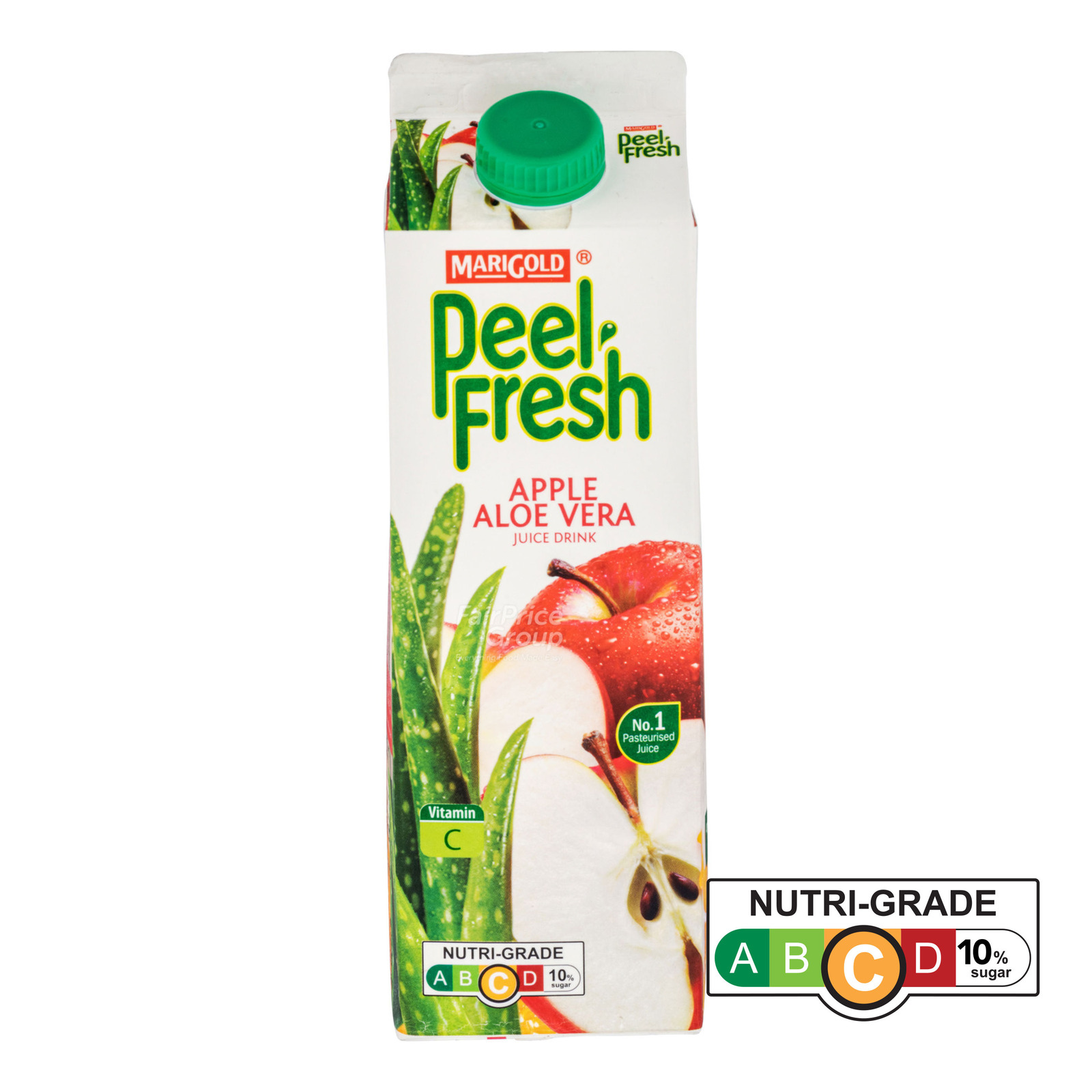 Marigold Peel Fresh Juice Apple & Aloe Vera NTUC FairPrice