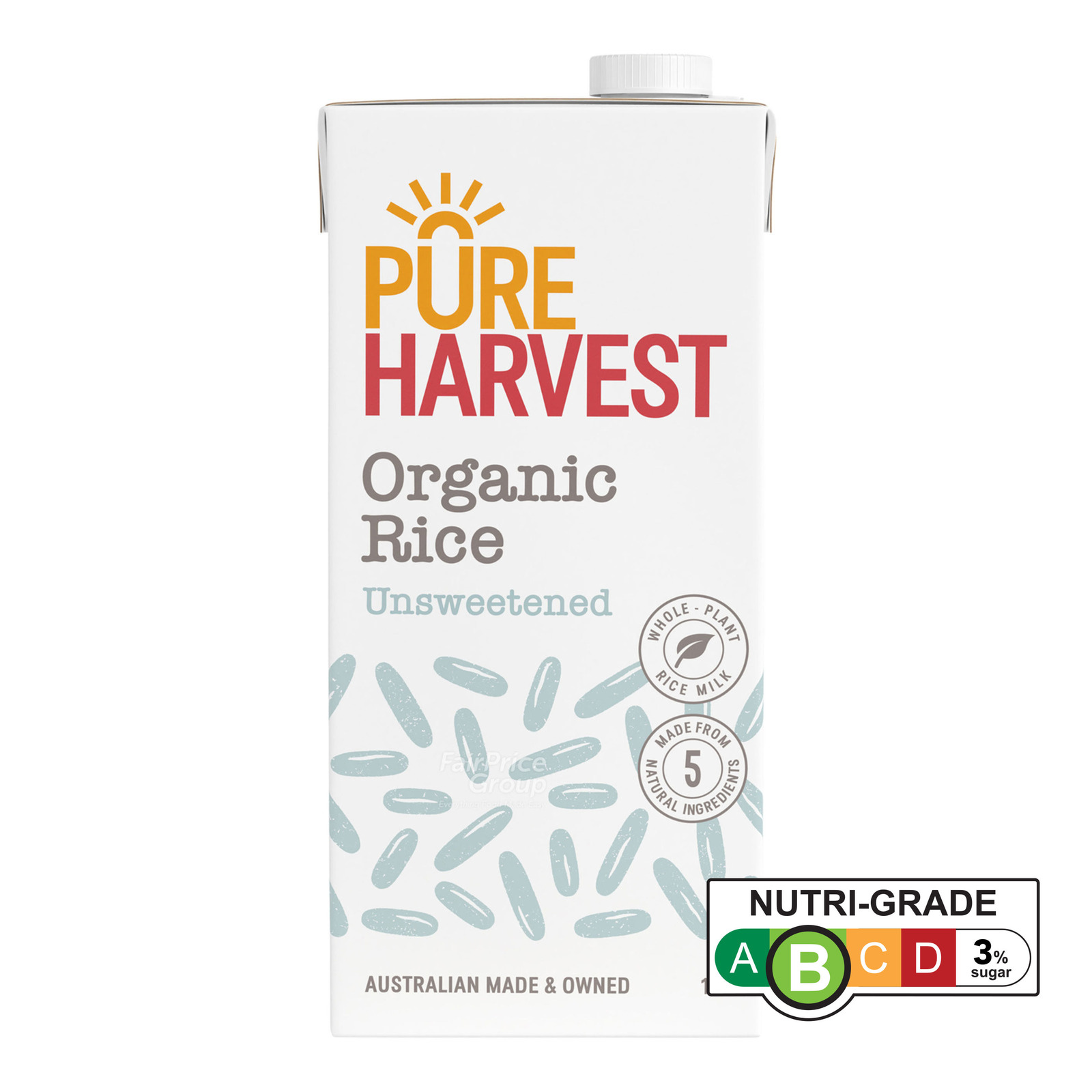 Pureharvest Organic Rice Milk Calcium NTUC FairPrice