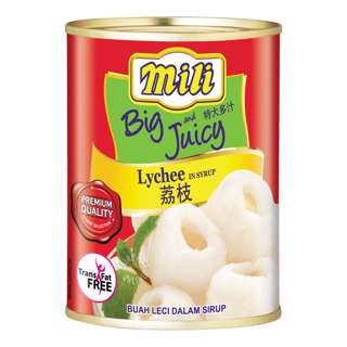 Mili Fruits in Heavy Syrup - Lychee Mili Fruits in Heavy Syrup - Lychee