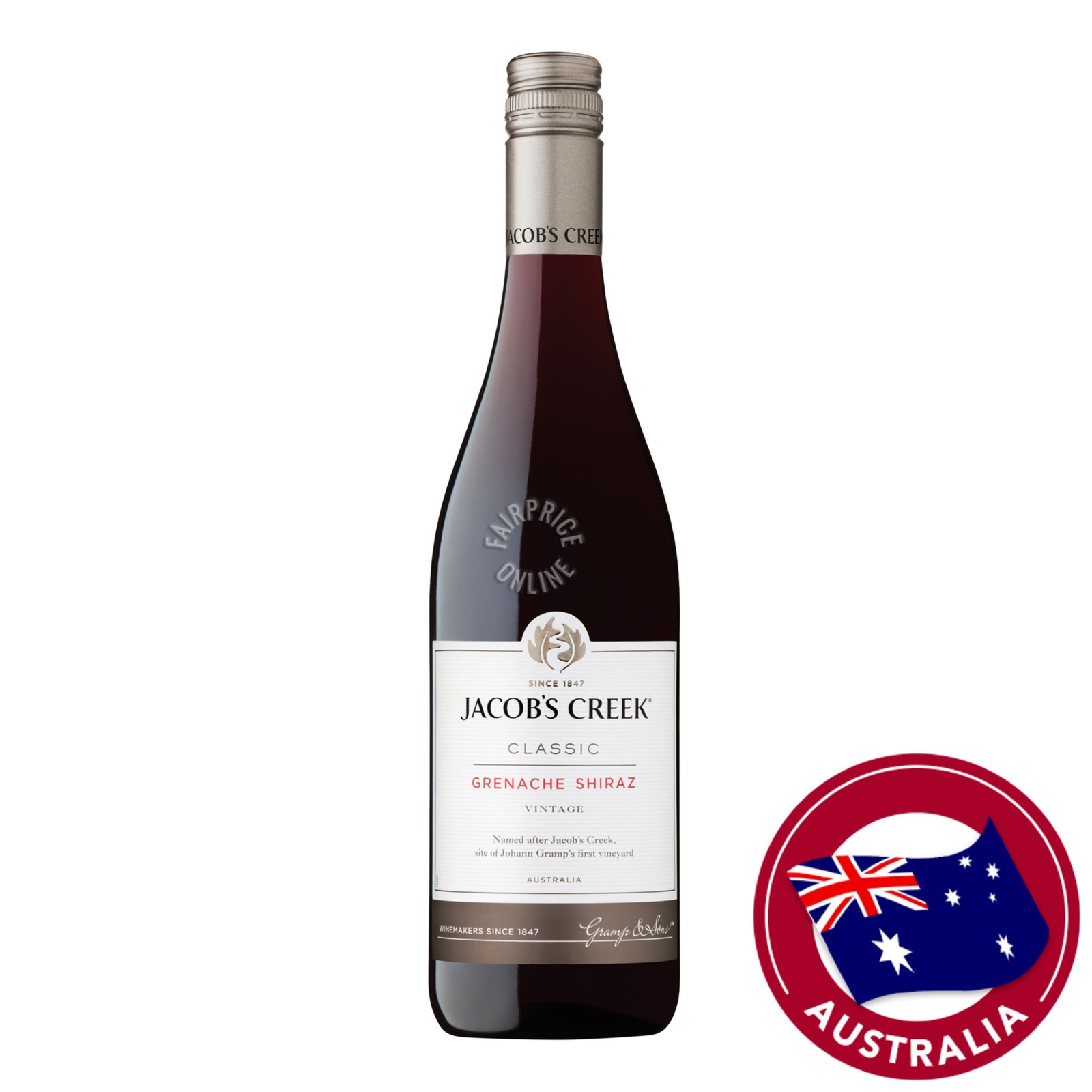 Jacob's Creek Red Wine Grenache Shiraz NTUC FairPrice