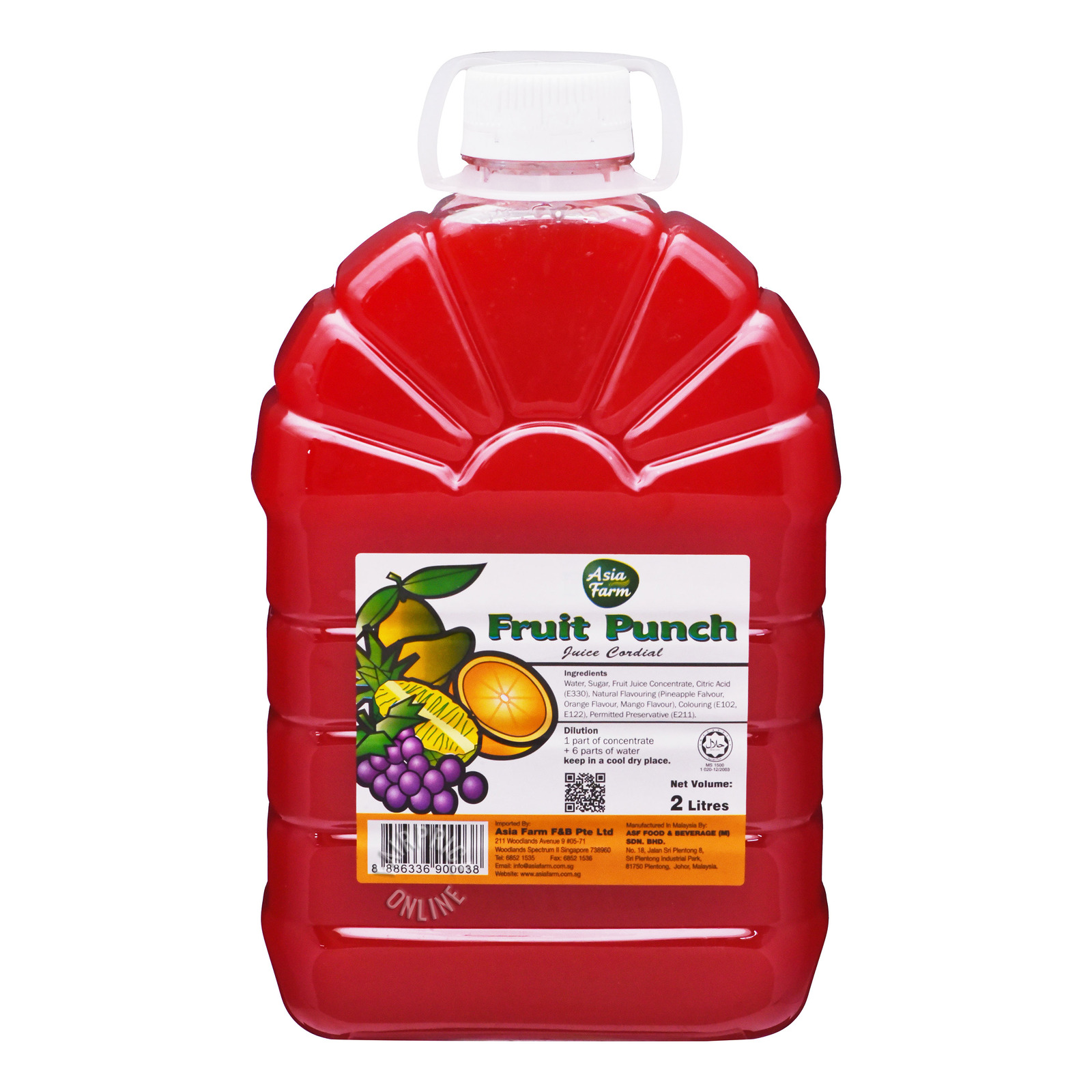 Asia Farm Cordial Fruit Punch NTUC FairPrice