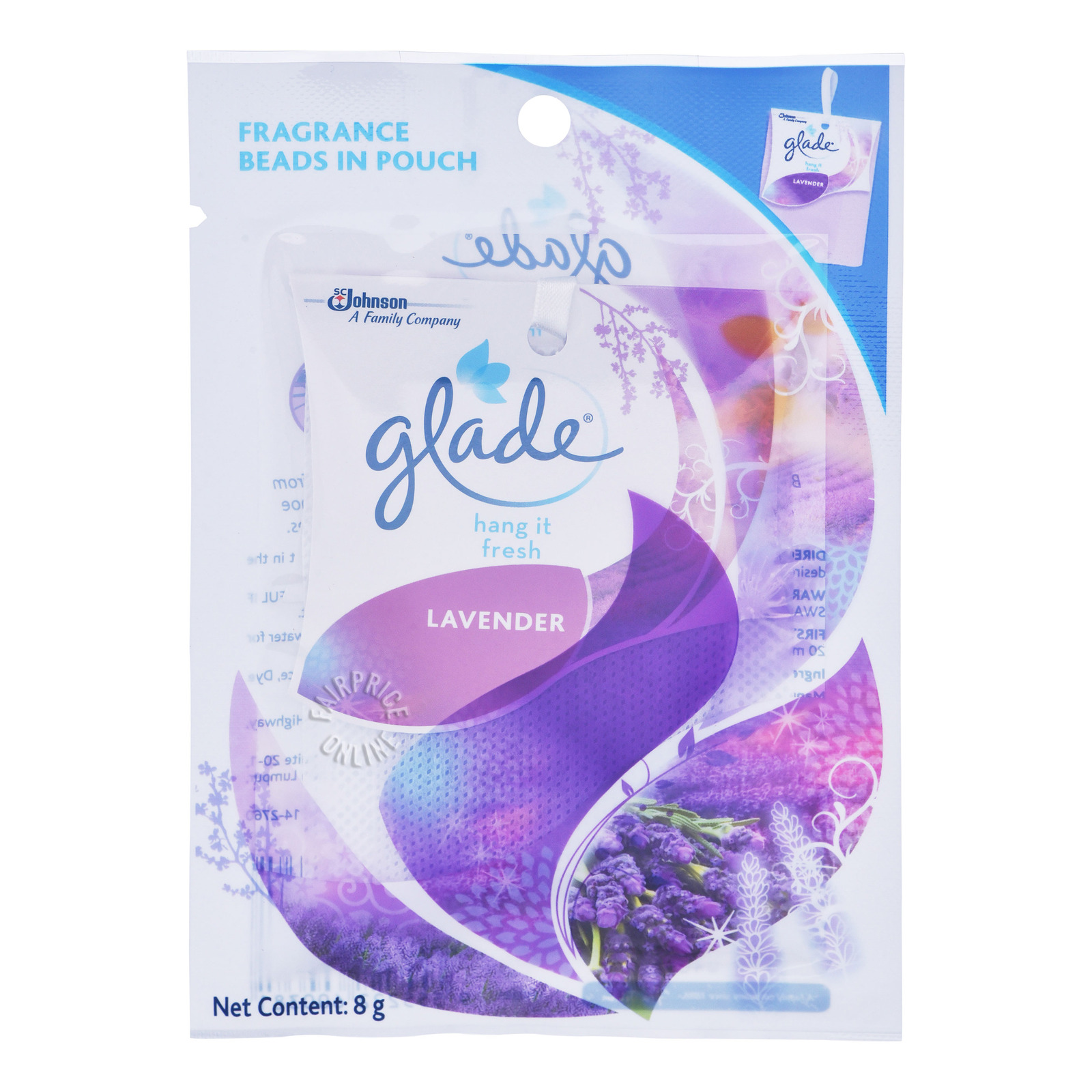 Glade Hang It Fresh Fragrance Beads - Wild Lavender