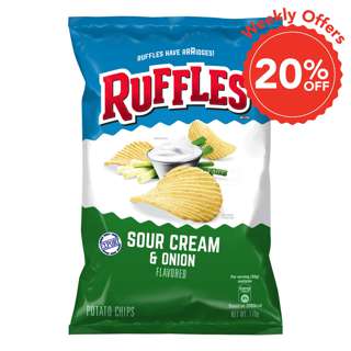 Ruffles Potato Chips - Sour Cream & Onion